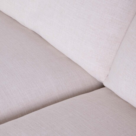 SOFÁ C/CHAISE MÁS DE 4 CUERPOS TELA NATURAL-BEIGE BRASCO BEIGE