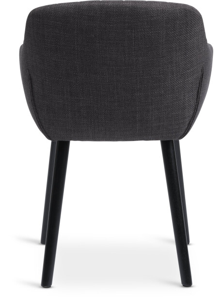 Silla de comedor ADSLEV tela gris antracita Silla de comedor ADSLEV tela gris antracita