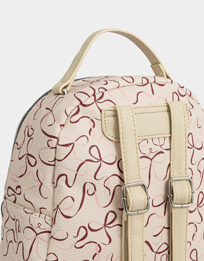 Mochilas Urbanas Mochila Puffy Flores - Estampado Flores
