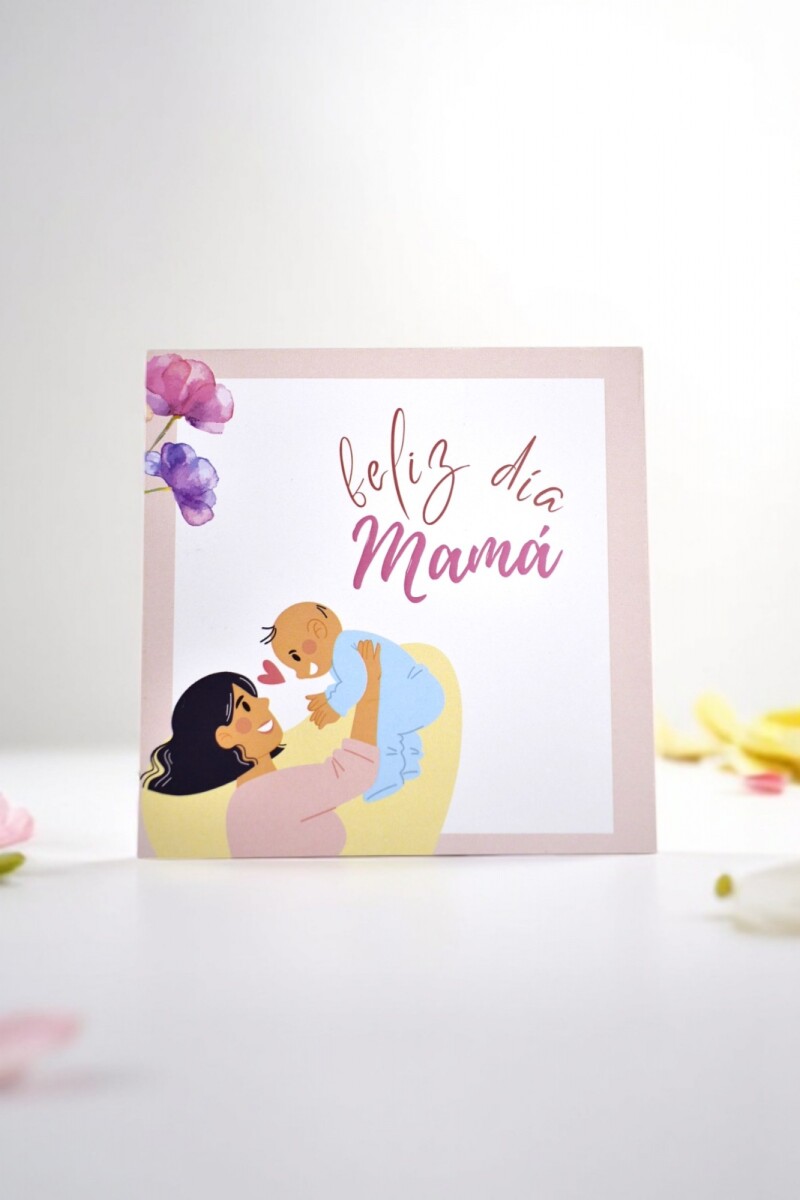 Tarjeta día de la madre 10x10. - DISEÑO 3 