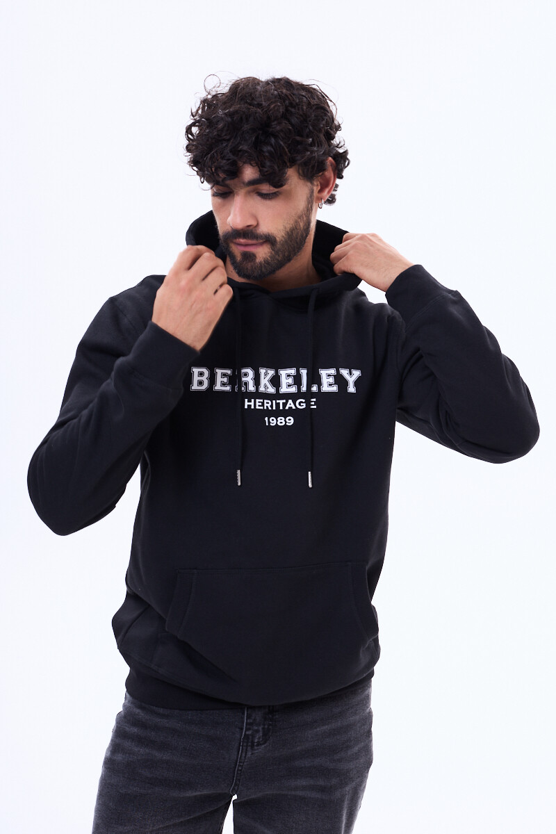 Buzo de felpa Begur Negro