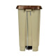 Tarro de residuos 15L con pedal BEIGE