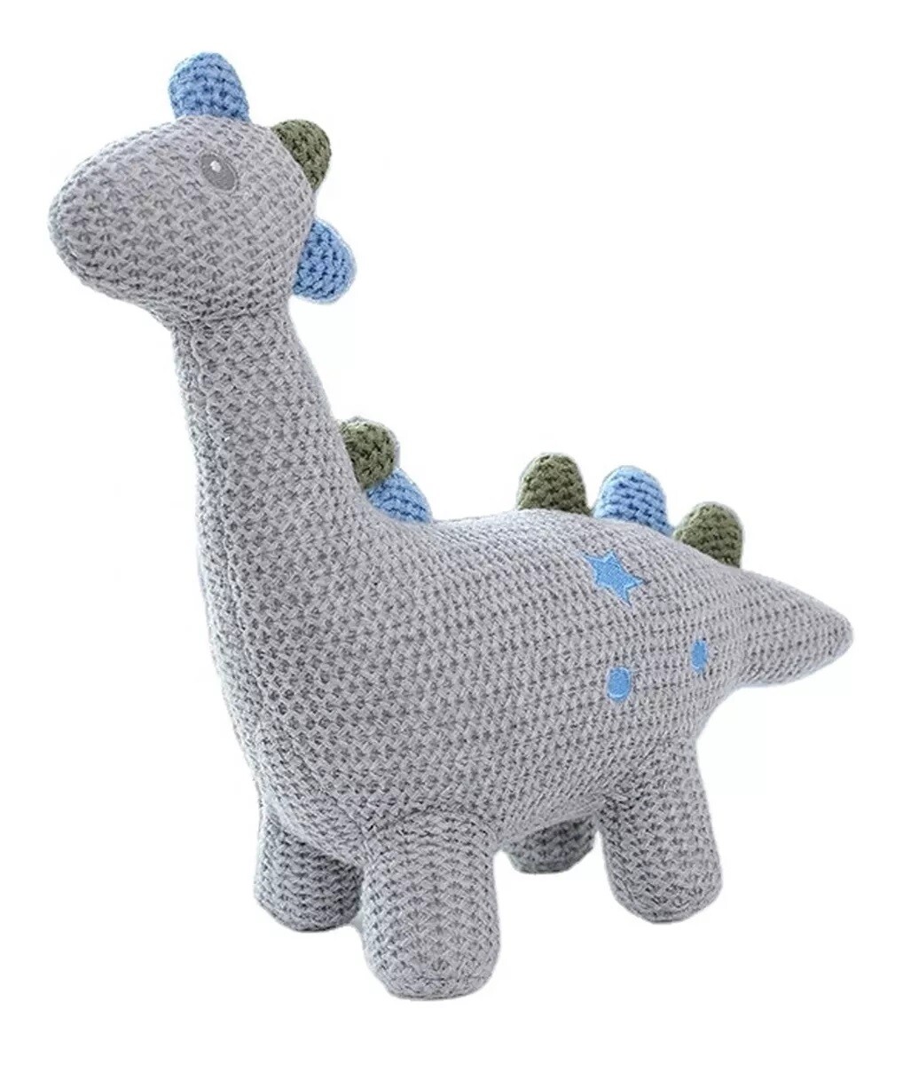 Peluche Tejido Dinosaurio Bebé 