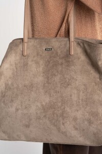 Travel Bag Gamuza Vegana Vison
