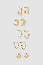 Pack de aros x 5 Oro fuerte