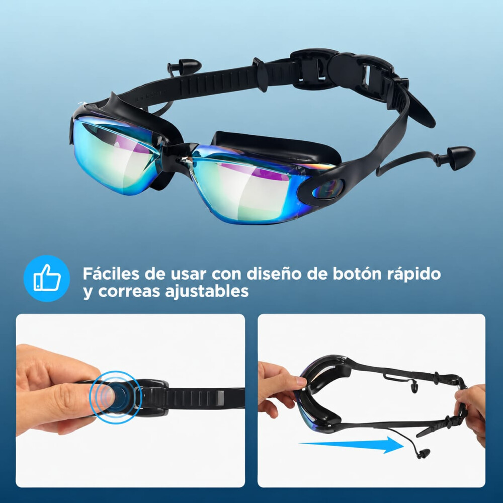 Lentes de natación Negro