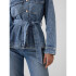 BELTED FEATHERWEIGHT JACKET MED WARREN MEDIUM WASH
