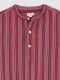 Camisa Mao Rayas Berenjena