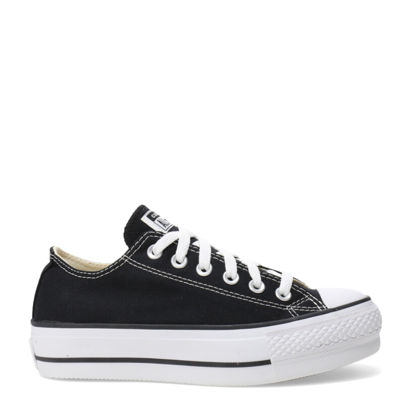 Championes Unisex Converse Chuck Taylor All Star Lift Negro - Blanco