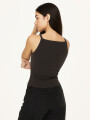 Musculosa Rina Gris Oscuro