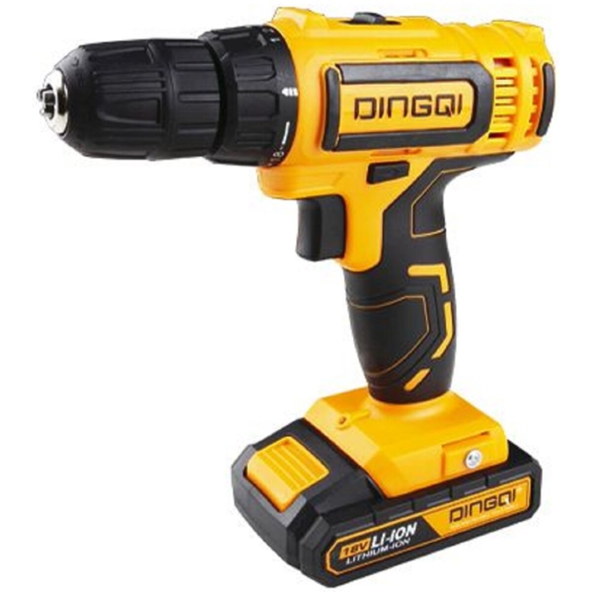 DINGQI TALADRO ATORNILLADOR 10MM 18V 29NM 21+1 + 2 BATERIAS & CARGADOR & ACCS 