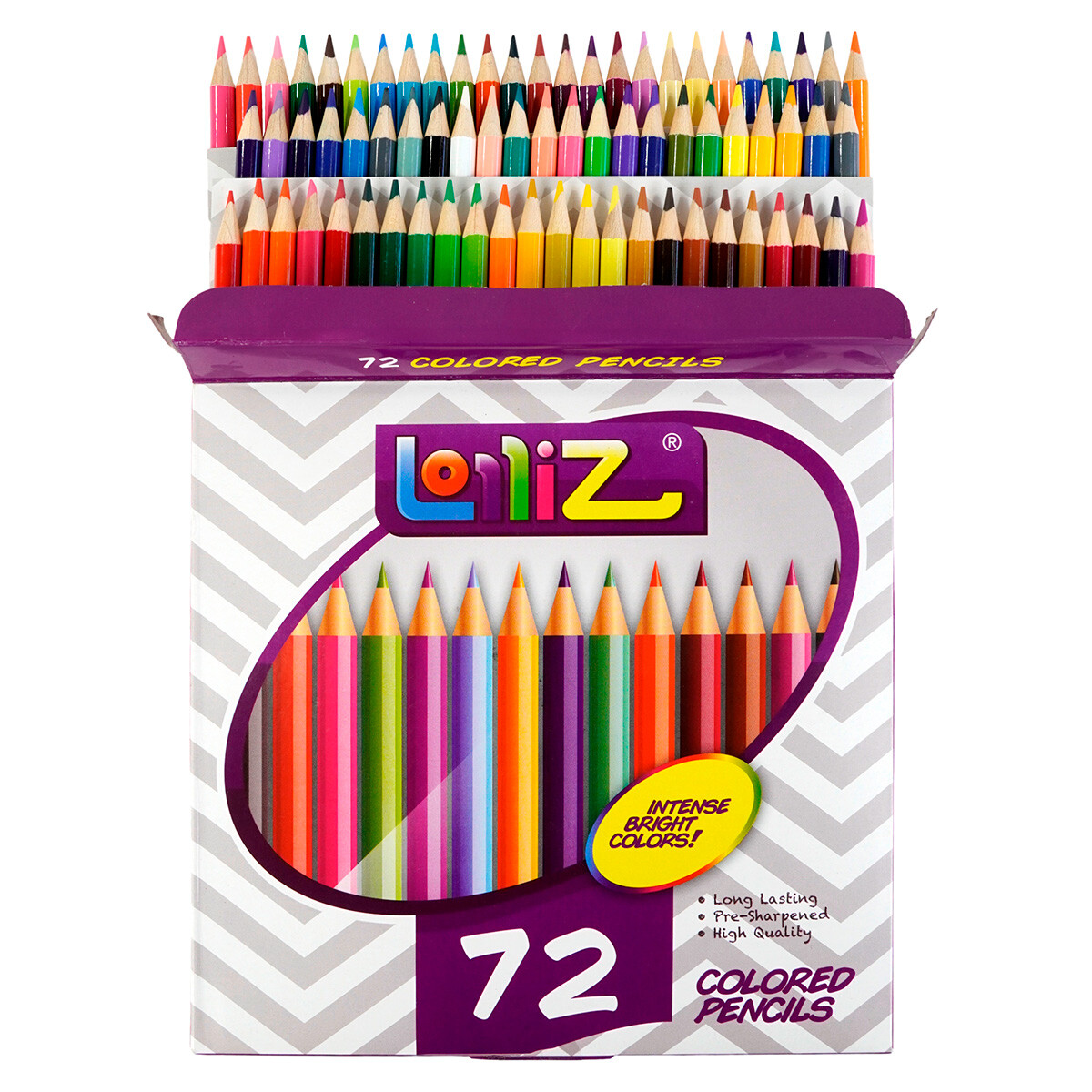Lapices de colores x72 Lolliz 