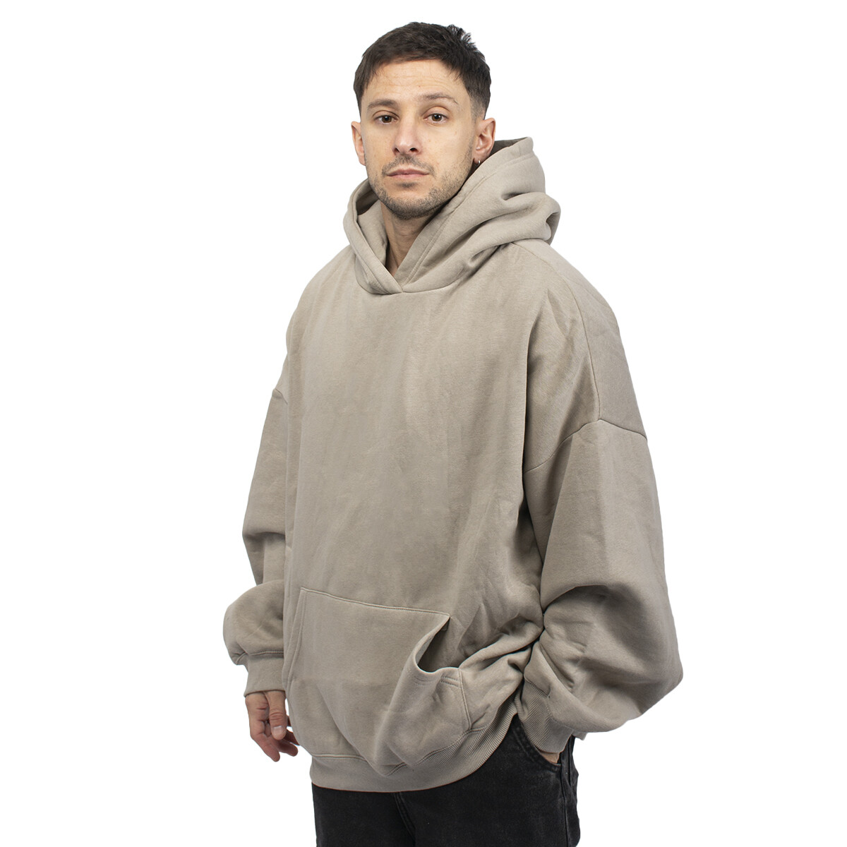 Canguro ACTIVE HODDIE BASICO de Hombre - JY01Y - Beige 