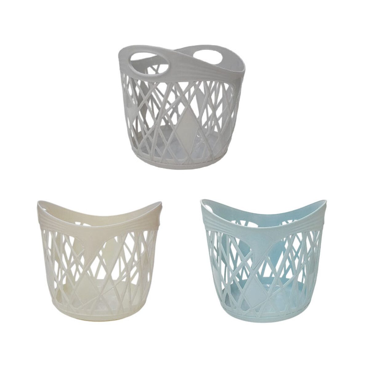 Cesto canasto organizador 19.5x18.6x18cm - Cesto Canasto Organizador 19.5x18.6x18cm 