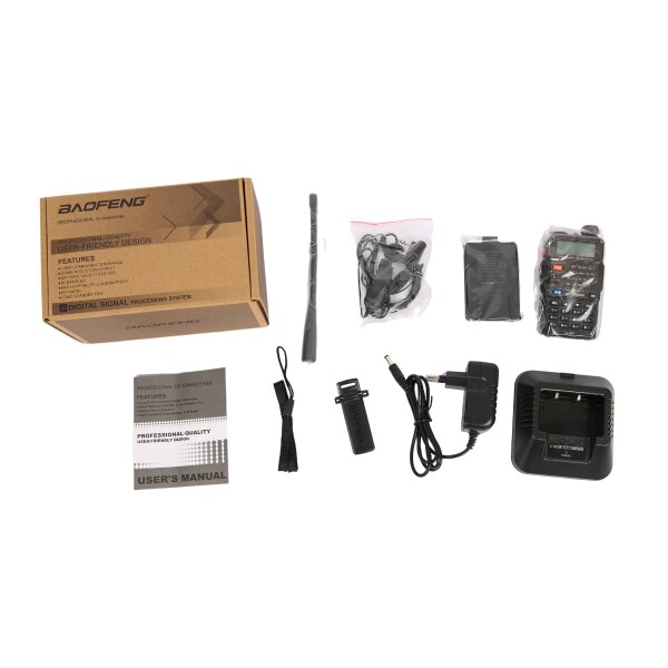 Handy Radio Transmisor Baofeng Bf-uv-5re Dual Band Uhf Vhf Bandas De Frecuencia 400-480 Mhz Color Negro Handy Radio Transmisor Baofeng Bf-uv-5re Dual Band Uhf Vhf Bandas De Frecuencia 400-480 Mhz Color Negro