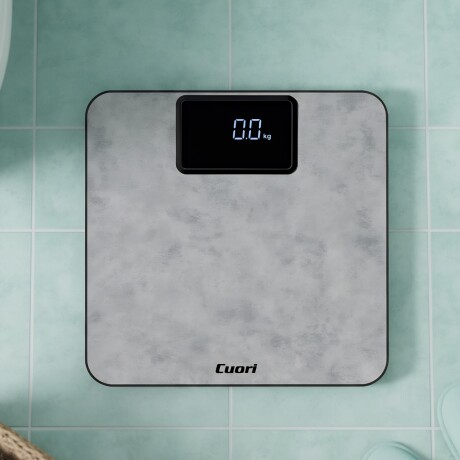 Balanza De Baño Cuori Digital Max 180 Kgs Gris/Blanco