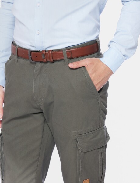 PANTALON CARGO Verde