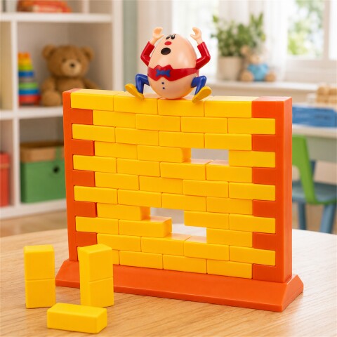 Juego de Habilidad Rompe Muro con 44 Bloques Amarillo 1