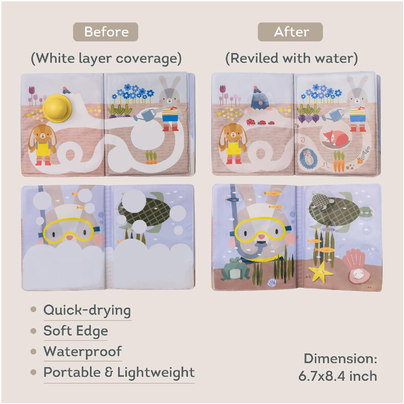 Libro mágico de Agua para Bebés 18 meses Taf Toys Libro mágico de Agua para Bebés 18 meses Taf Toys