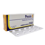 PREXIN 8 MG. CJ X 30 COMP. única