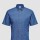 Camisa Troy Efecto Denim Cuello Italiano Medium Blue Denim