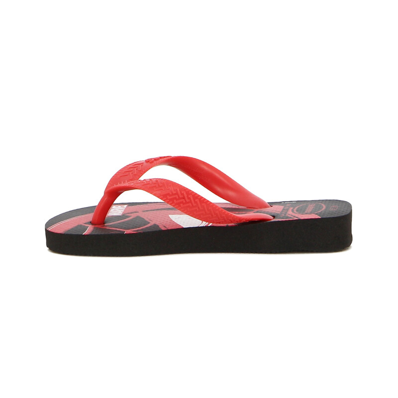 Havaianas Top.marvel.logomania Negro-rojo