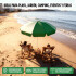 Sombrilla De Playa Reforzada 2.30m Grande Jardin Patio Con Filtro Uv Imback Color Verde Sombrilla De Playa Reforzada 2.30m Grande Jardin Patio Con Filtro Uv Imback Color Verde