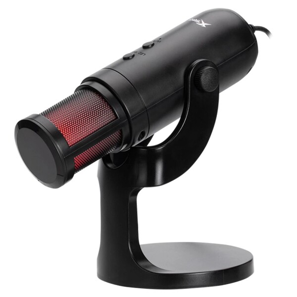 Microfono USB Gamer Luz RGB Omnidireccional Xtrike Me Xmc-03 Variante Color Negro
