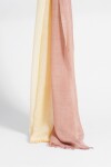 Pashmina lino bicolor beige