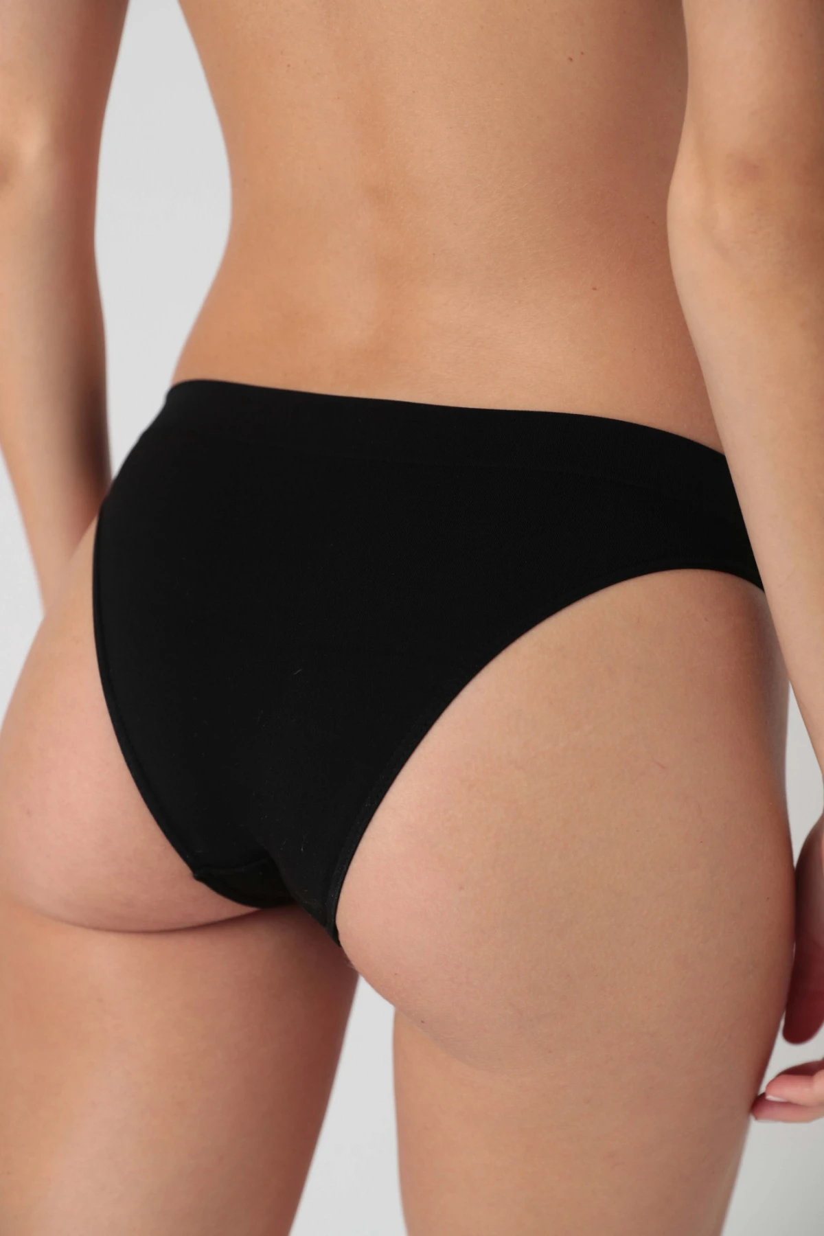 Bikini baja PIMENTÓN Negro Z