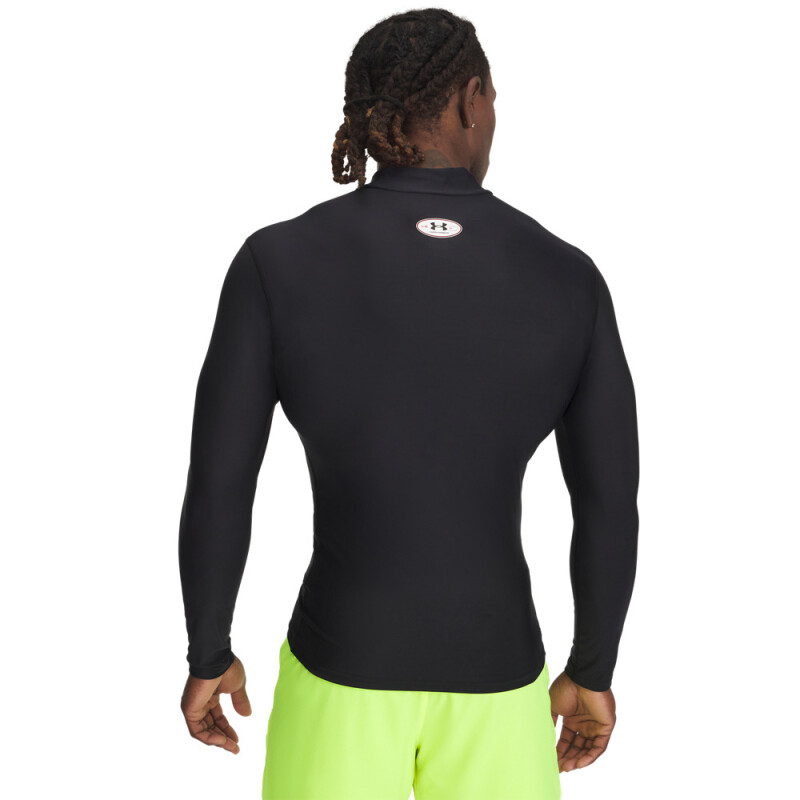 UA HG OG Compression Mock LS-BLK BLK-001