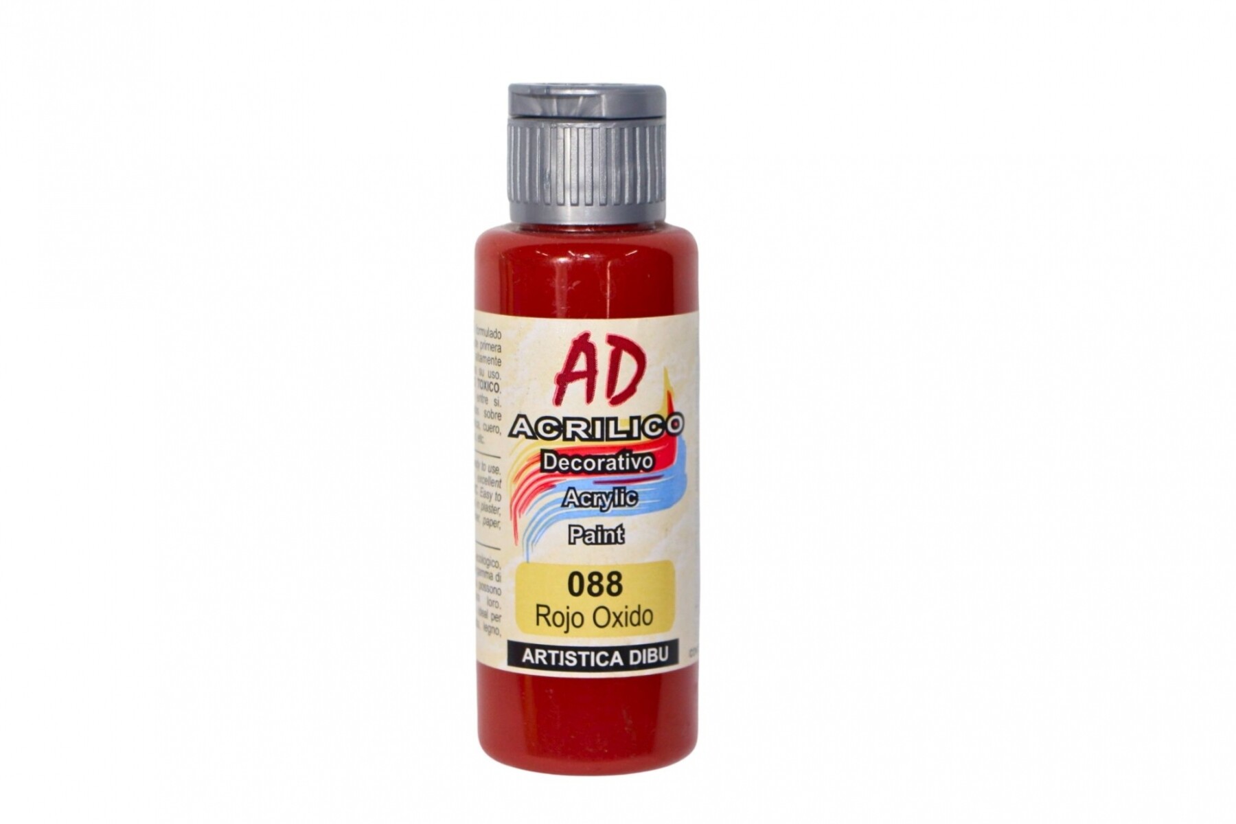 PINTURA ACRILICA ARTISTICA DIBU 60 ML. DIFERENTES COLORES - COLOR ROJO OXIDO 088 