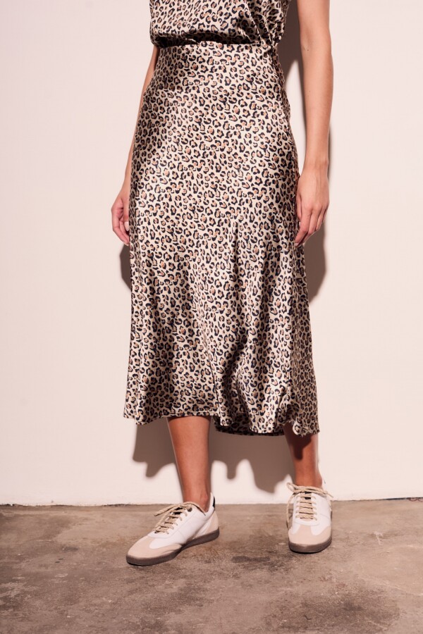 Falda Animal Print Multi
