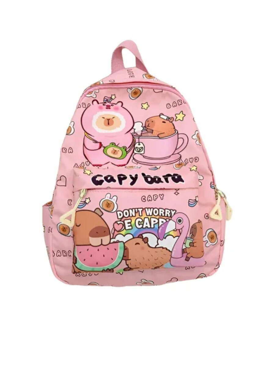 Mochila Capibara - Rosa 