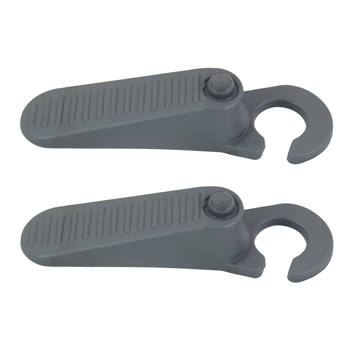 Set de 2 trabas para puerta con gancho Herevin 