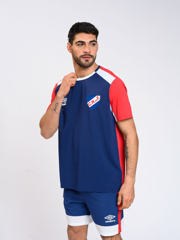 REMERA NUO Nacional Hombre Azul Marino, Rojo