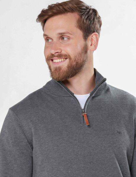 BUZO TEJIDO DE ALGODÓN Gris