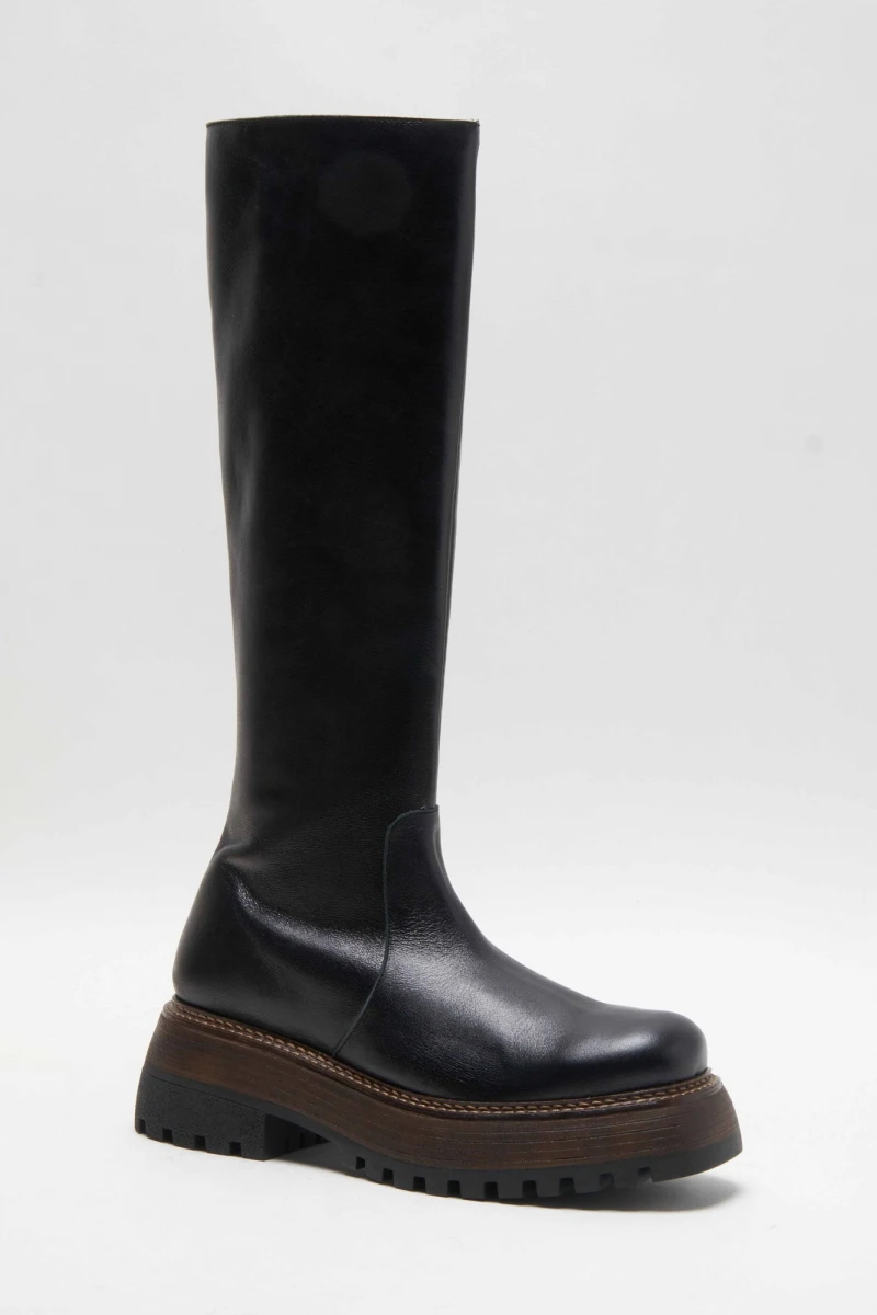 RHODES TALL BOOT Negro