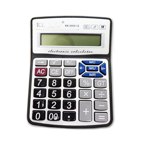 Calculadora Keenly KK-8800 12DIG 17 x 13 cm Calculadora Keenly KK-8800 12DIG 17 x 13 cm