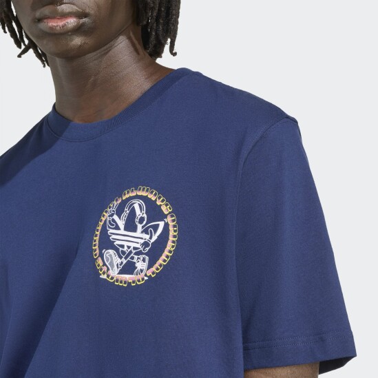 Remera Adidas Trifolio Azul