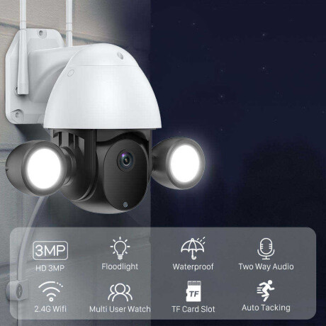 Cámara De Seguridad PTZ Tuya Smart WIFI SM-C38A 001