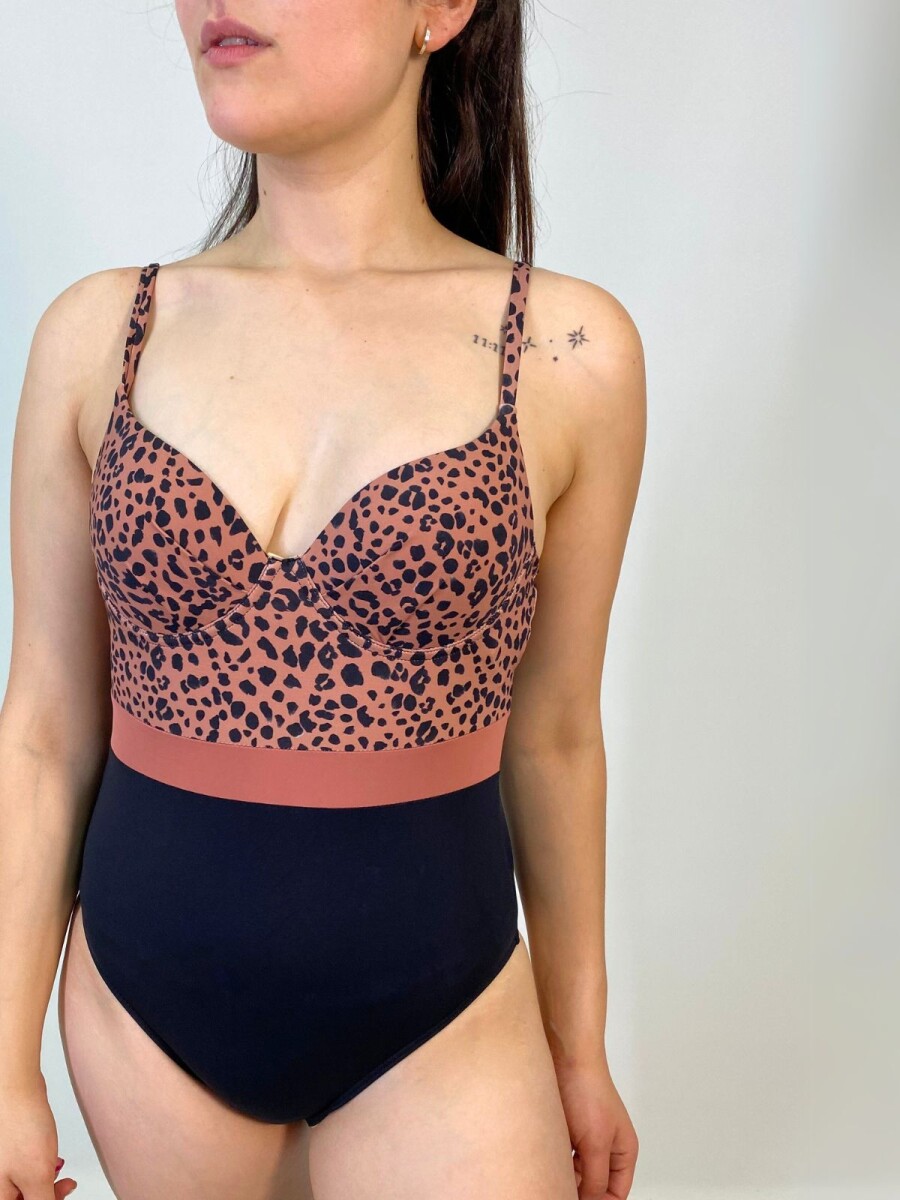 Malla enteriza Renata - Animal Print 