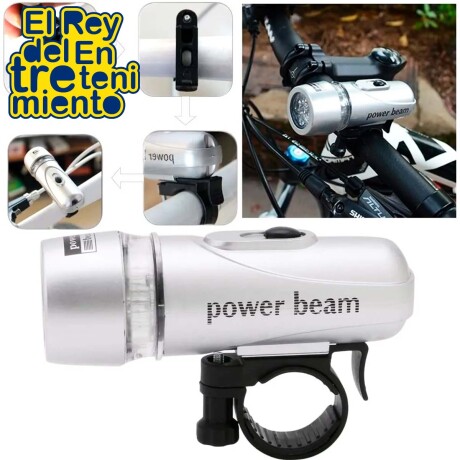 Luz Linterna Delantera + Luz Trasera Para Bicicleta Negro