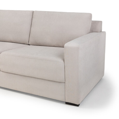 Sofá Amalfi - Tela Microfibra - 3 cuerpos TB7129 - Beige