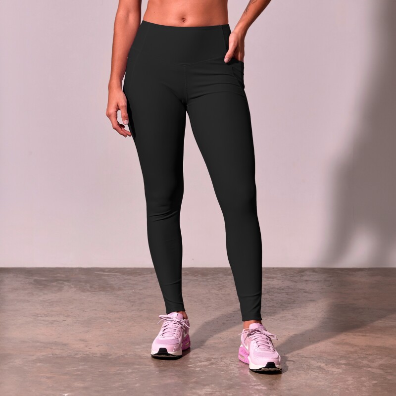 Pantalón Largo Serena Legging de Mujer Negro
