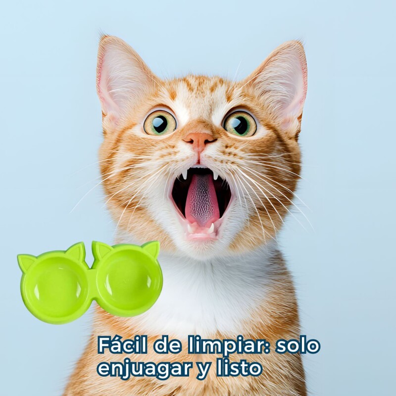 COMEDERO PARA GATO DOBLE COMEDERO PARA GATO DOBLE