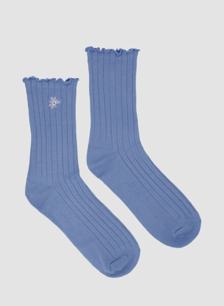 Medias morely volado Azul piedra