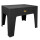 Mesa Ratona Auxiliar Jardín Patio Rattan Exterior UV Negro