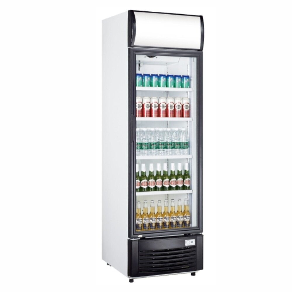 VITRINA REFRIGERADA 300 LTS ISOR ELECTRÓNICO - CON LLAVE – 225W blanco
