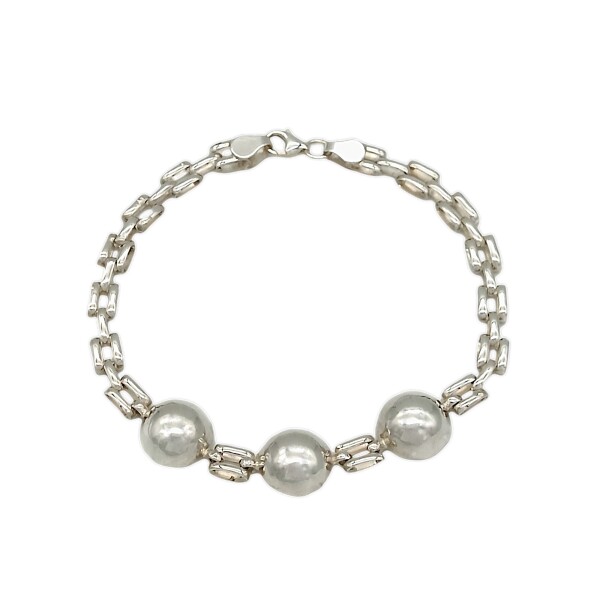 Pulsera Circulos-Plata 925-Sin piedra-PU3085 sinpiedra